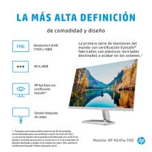 HP M24fw 60,5 cm (23.8") 1920 x 1080 Pixeles Full HD LED Plata