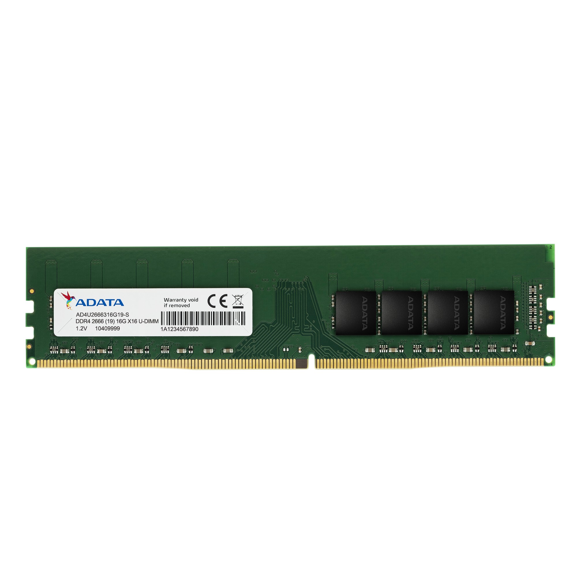 Memoria RAM ADATA AD4U266616G19 SGN de 16GB con frecuencia de 2666MHz