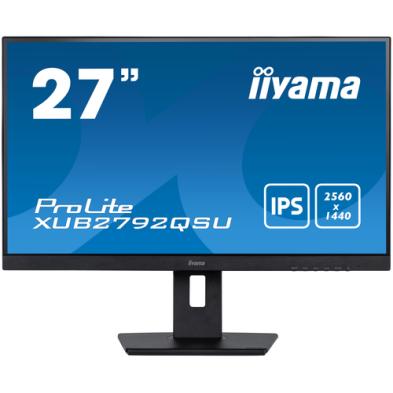 Monitor Iiyama XUB2792QSU B5 | 27" | 2560 x 1440 | Quad HD | LED | HDMI | Negro