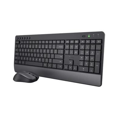 Teclado y Ratón Inalámbricos Trust Trezo | RF Inalámbrico | USB tipo A | Negro