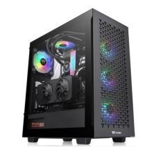 Caja ordenador gaming thermaltake v350 tg negro atx 2 x usb 3.2 1 x usb tipo c 4 x 120mm argb