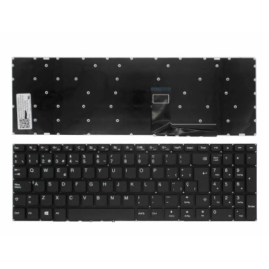 TECLADO PARA LENOVO | IDEAPAD | 110-15ACL | 110-15AST | SIN MARCO | NEGRO