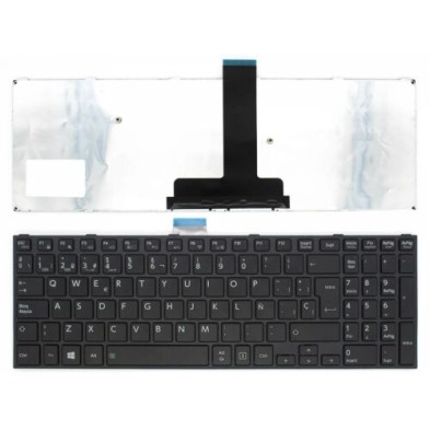 TECLADO PARA TOSHIBA | SATELLITE | PRO R50-C | TECRA | A50-C | Z50-C | A50-C1510 | CON MARCO | NEGRO