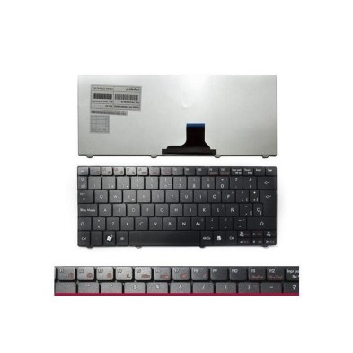 TECLADO PARA ACER | ASPIRE | ONE | 721 | 721H | 722 | 722H | 751 | SIN MARCO | NEGRO