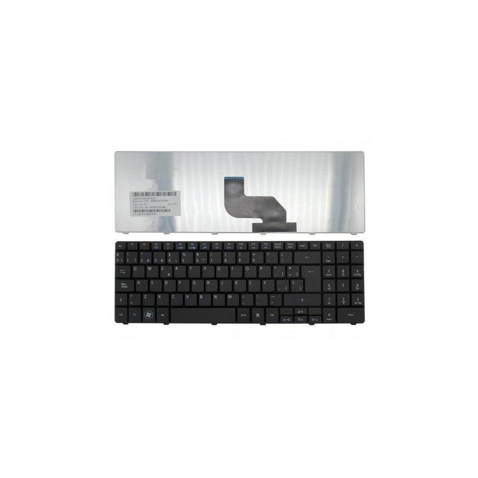 TECLADO PARA PORTÁTIL | ACER | EMACHINES | E525 | E625 | G420 | G430 | SIN MARCO | NEGRO