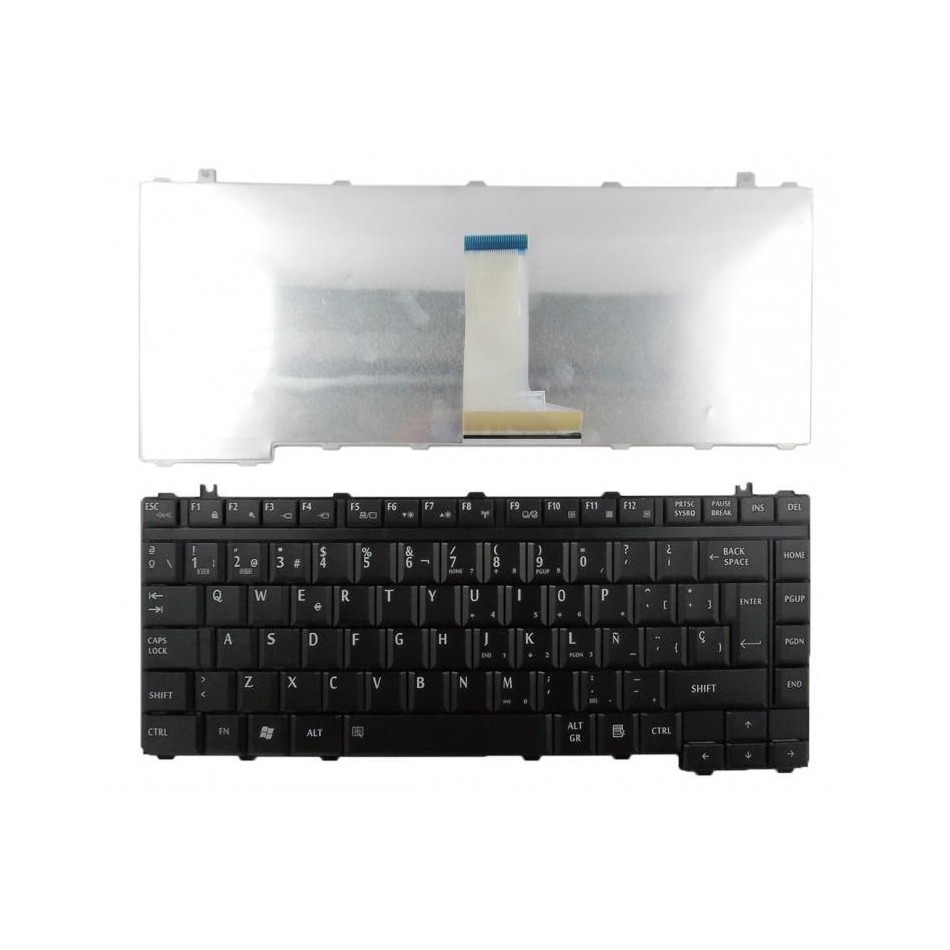 TECLADO PARA PORTÁTIL TOSHIBA | k000068200 | MP-06866GB-9304 | K000053150 | SIN MARCO | NEGRO