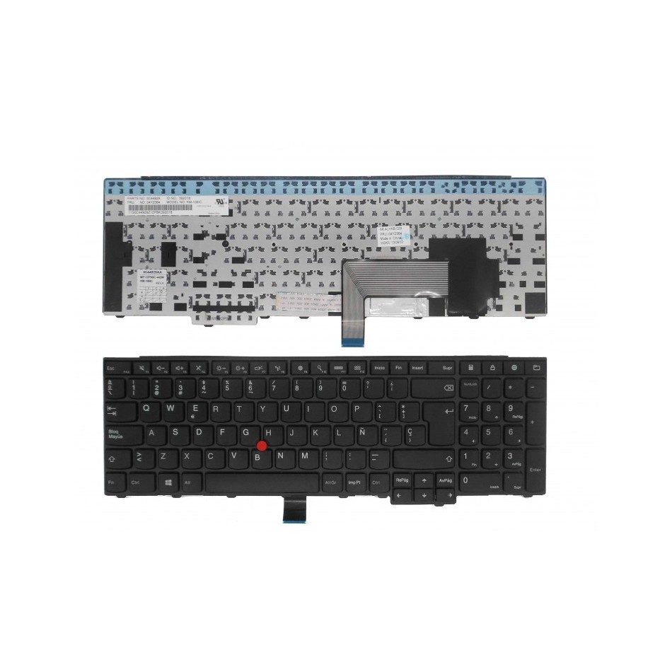 TECLADO PARA PORTÁTIL LENOVO | THINKPAD | E531 | E540 | T540 | 04Y2358 | SIN MARCO | NEGRO