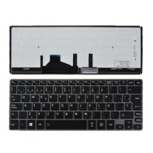 TECLADO PARA PORTÁTIL TOSHIBA | PORTEGE Z30 | CON MARCO | PLATA