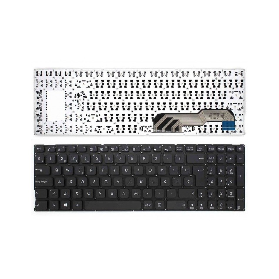 TECLADO PARA PORTÁTIL ASUS | VIVOBOOK | MAX | X541U | A541 | A541U | A541UV | A541UA | SIN MARCO | NEGRO