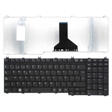 TECLADO PARA TOSHIBA | SATELLITE | L500 | L505 | L350 | P300 | SIN MARCO | NEGRO
