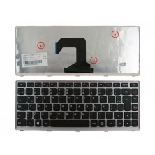 TECLADO PARA PORTATIL LENOVO | U410 | CON MARCO | PLATA