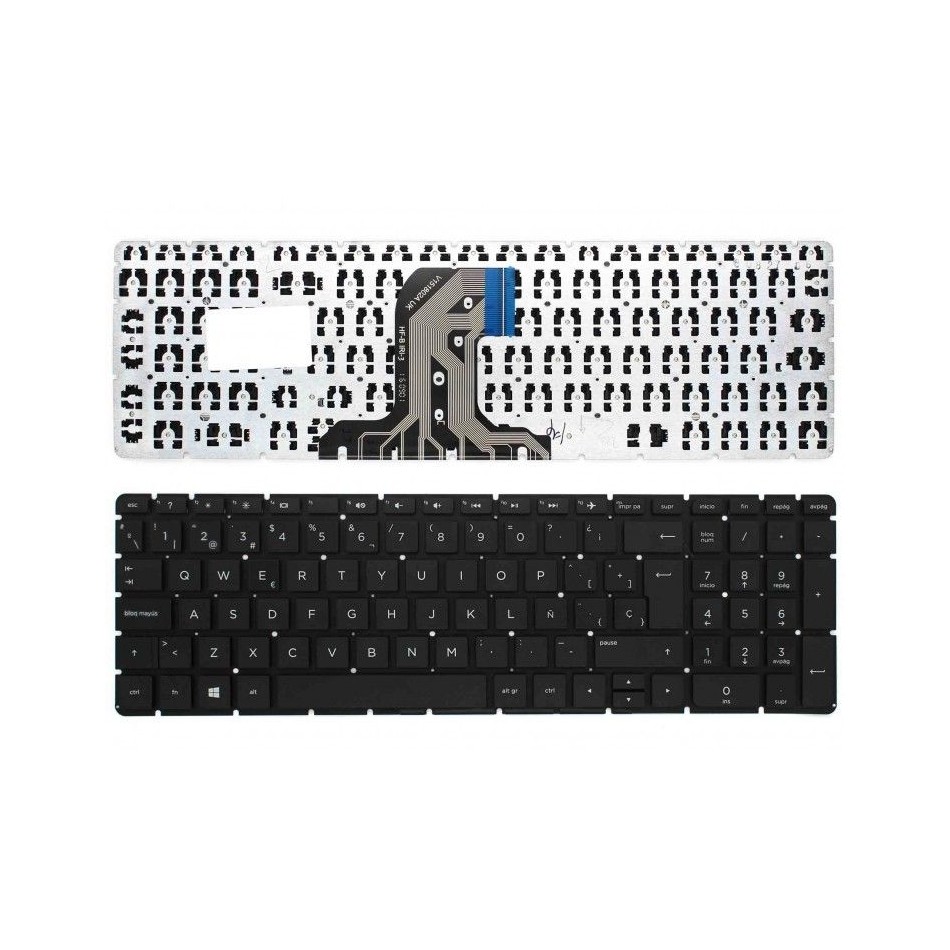 TECLADO PARA PORTÁTIL HP | PAVILION | 15-AB | 15-AC | 250 G4 | 255 G4 | SG-81300-2BA | SIN MARCO | NEGRO