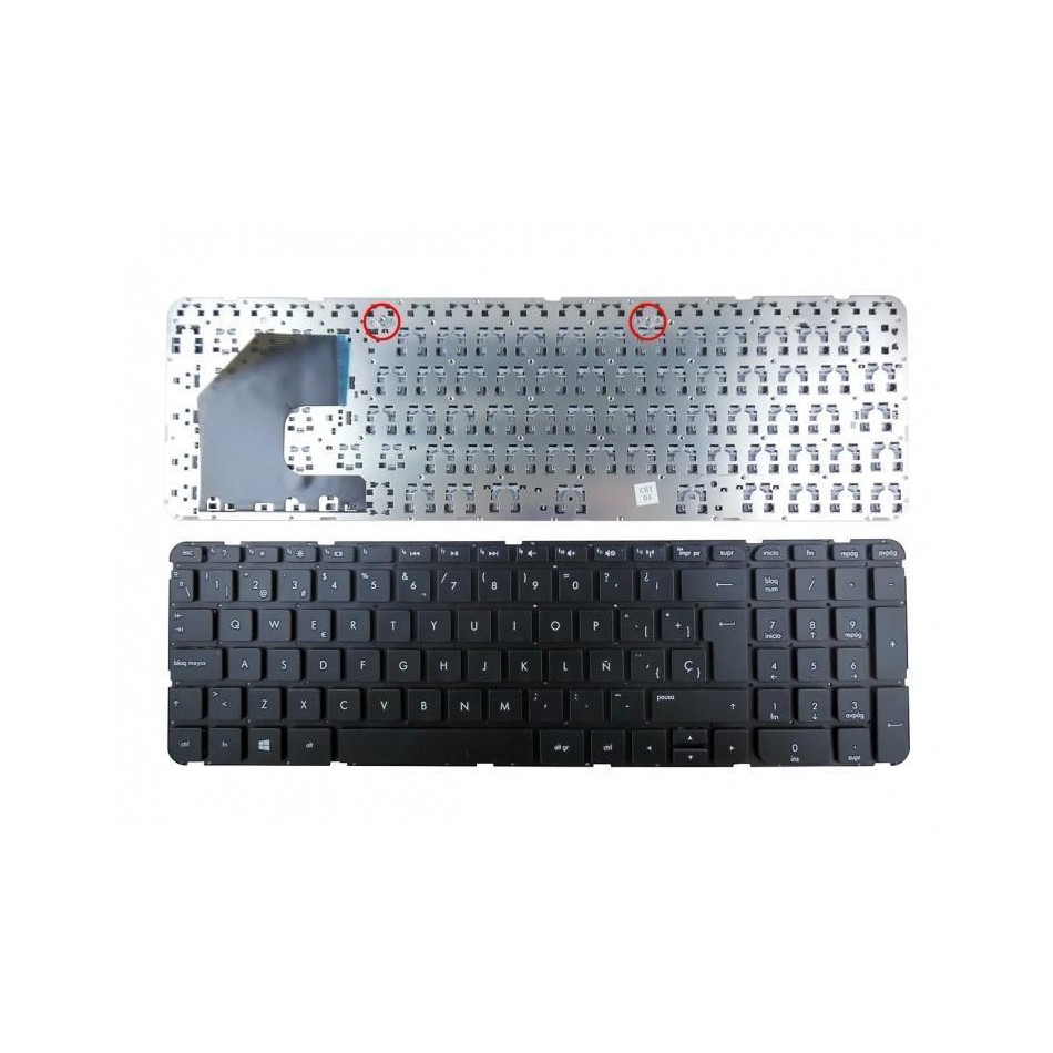 TECLADO PARA PORTÁTIL HP | PAVILION | SLEEKBOOK | 15-B002EE | 701684-071 | AEU36P00310 | SIN MARCO | NEGRO