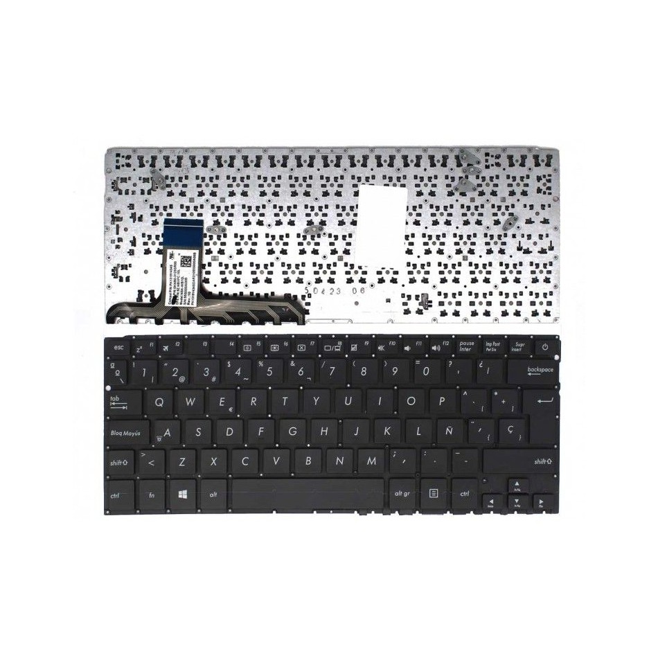 TECLADO PARA PORTÁTIL ASUS | ZENBOOK | UX305 | UX305LA | UX305UA | UX305L | UX305U | SIN MARCO | NEGRO