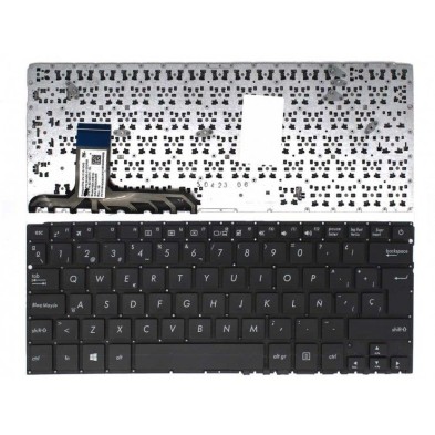 TECLADO PARA ASUS | ZENBOOK | UX305 | UX305LA | UX305UA | UX305L | UX305U | SIN MARCO | NEGRO