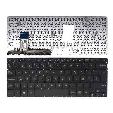 TECLADO PARA PORTÁTIL ASUS | ZENBOOK | UX305 | UX305LA | UX305UA | UX305L | UX305U | SIN MARCO | NEGRO