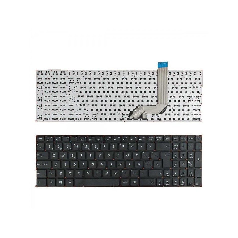 TECLADO PARA PORTÁTIL ASUS | A542 | A542B | A542U | A542UA | A542UF | A542UQ | SIN MARCO | NEGRO