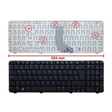 TECLADO PARA PORTÁTIL HP | COMPAQ | PRESARIO | CQ61 | G61 | V108346ES1 | AE0P6P00310 | SIN MARCO | NEGRO