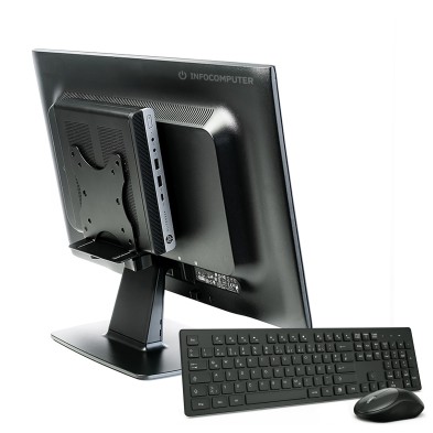 Lote 10 uds HP EliteDesk 800 G3 Mini PC Core i5 6500T 2.5 GHz | LCD24" | 8GB | 240SSD | TEC. Y RATÓN INALAM | SOPORTE | DP