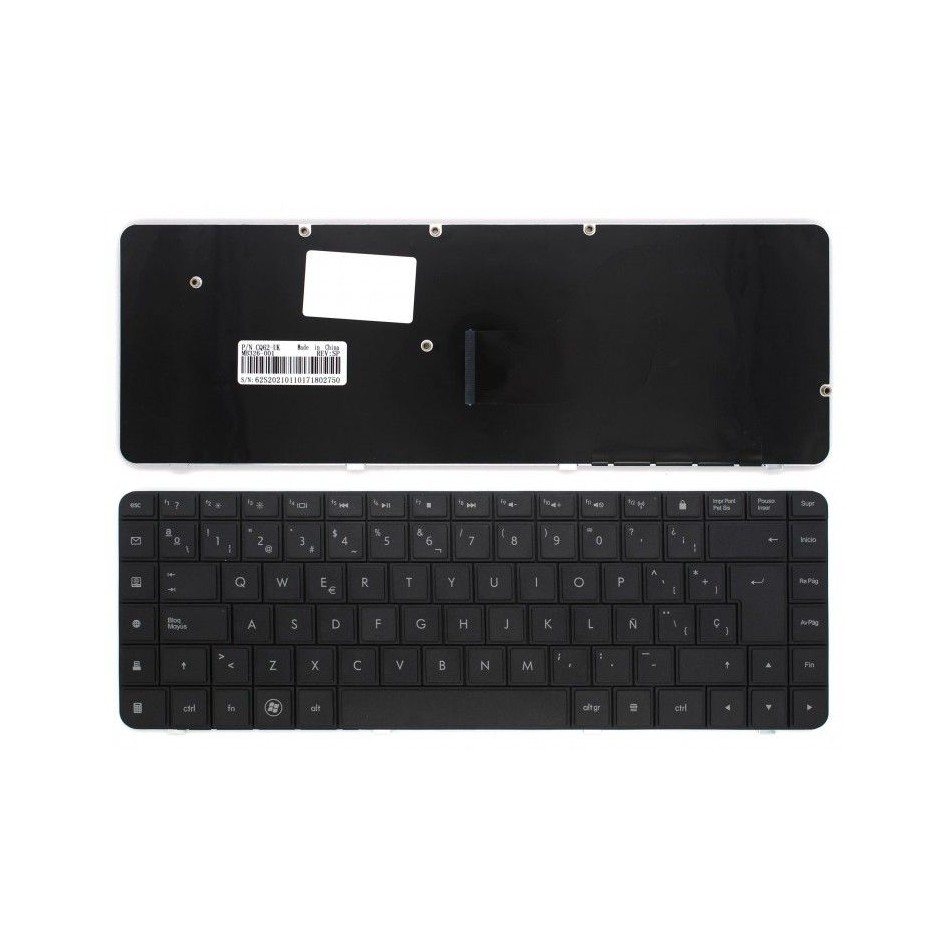 TECLADO PARA PORTÁTIL HP | G62 | G56 | CQ56 | G56 | SIN MARCO | NEGRO