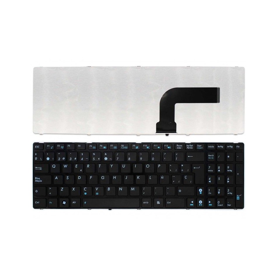 TECLADO PARA PORTÁTIL ASUS | N61 | N61V | N61W | N61J | X66 | X66IC | X66W | CON MARCO | NEGRO