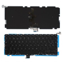 TECLADO PARA PORTÁTIL APPLE | MACBOOK PRO | UNIBODY A1278 | SIN MARCO | NEGRO