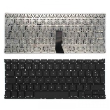 TECLADO PARA PORTÁTIL APPLE | MACBOOK AIR 13" | A1466 | A1369 | MD760LL/A | MD761LL/A | A1466 | SIN MARCO | NEGRO