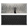 TECLADO PARA PORTÁTIL APPLE | MACBOOK AIR 13" | A1466 | A1369 | MD760LL/A | MD761LL/A | A1466 | SIN MARCO | NEGRO