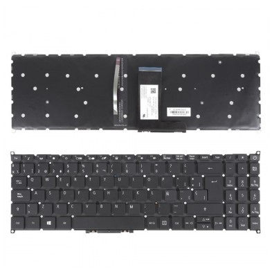 TECLADO PARA PORTÁTIL ACER | SWIFT 3 | SF315-41G | SF315-51G | N17P4 | SF315-52G | SIN MARCO | NEGRO