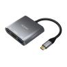 Conversor AISENS | USB-C a HDMI | USB-C Tipo A | USB 3.0 | 3 en 1 | 15cm | Gris