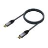 CABLE USB 3.2 | AISENS | DISPOSITIVOS | USB C - USB C | GRIS | 0.6M