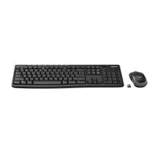 Logitech Wireless Combo MK270 teclado Ratón incluido USB AZERTY Francés Negro