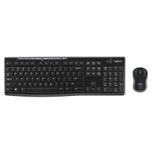 Logitech Wireless Combo MK270 teclado Ratón incluido USB AZERTY Francés Negro
