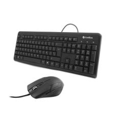 Kit Teclado y Ratón Coolbox COO-KTR-01U | USB | QWERTY | Negro