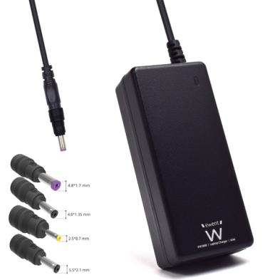 CARGADOR EWENT | 65 W | EW3899 | 4 CONECTORES | INVERSOR DE CORRIENTE | INTERIOR | ASUS | NEGRO