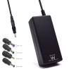 CARGADOR EWENT | 65 W | EW3899 | 4 CONECTORES | INVERSOR DE CORRIENTE | INTERIOR | ASUS | NEGRO
