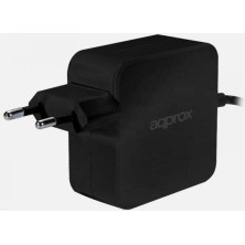 CARGADOR PARA PORTÁTIL | APPROX | APPA90C | 90W | USB TIPO-C | TABLET | SMARTPHONE | NEGRO