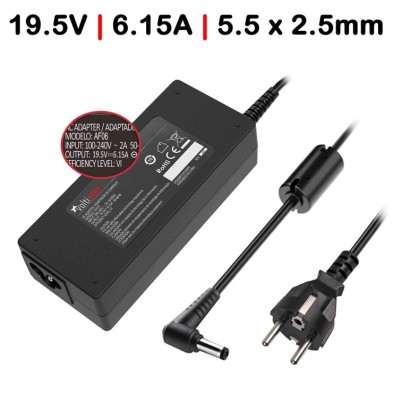 CARGADOR PARA PORTÁTIL | SONY | MSI | 19.5V | 6.15A | 120W | NEGRO