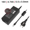 CARGADOR PARA SAMSUNG | 19V | 4.74A | 90W | NEGRO