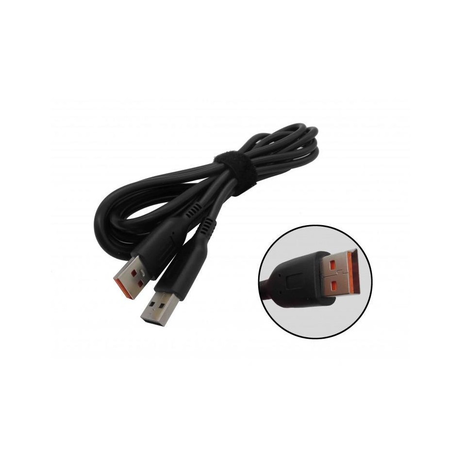 CABLE DE CARGADOR | LENOVO | USB | YOGA 700 | 11 | 14 | YOGA 900 | 13 SERIES | NEGRO