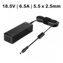 CARGADOR PARA PORTÁTIL | HP | 120W | COMPAQ R3000 | BUSINESS NOTEBOOK |18.5V | 6.5A | NEGRO