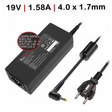 CARGADOR PARA PORTÁTIL | HP | 30W | MINI | COMPAQ | 19V | 1.58A | NEGRO