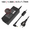 CARGADOR PARA HP | 30W | MINI | COMPAQ | 19V | 1.58A | NEGRO