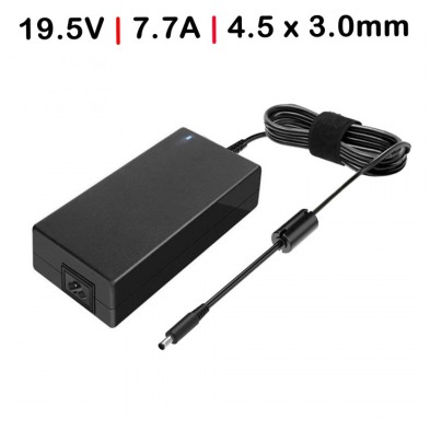 CARGADOR PARA PORTÁTIL | DELL | 150W | GAMING | XPS 15 | PRECISION | 19.5V | 7.7A | NEGRO