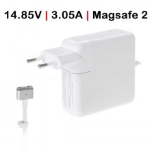 CARGADOR PARA PORTÁTIL | APPLE | MACBOOK | AIR | 45W | 14.85V | 3.05A | A1436 | A1465 | A1466 | MAGSAFE 2 | BLANCO