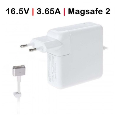 CARGADOR PARA PORTATIL | APPLE | MACBOOK | PRO 13" | 60W | 16.5V | 3.65A | MAGSAFE 2 | BLANCO