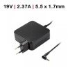 CARGADOR PARA ACER | ASPIRE | 45 W | 19V | 2.37A | E5 | E5-422 SERIES | ADP-45HE B | PARED | NEGRO