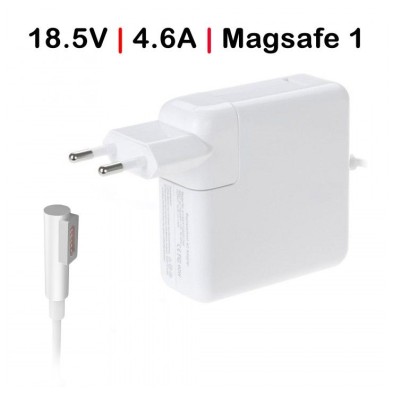 CARGADOR PARA APPLE | MACBOOK | 85W | 18.5V | 4.6A | MAGSAFE 1 | BLANCO