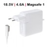 CARGADOR PARA PORTATIL | APPLE | MACBOOK | 85W | 18.5V | 4.6A | MAGSAFE 1 | BLANCO