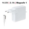 CARGADOR PARA APPLE | MACBOOK | AIR | 45W | 14.5V | 3.16A | MAGSAFE 1 | BLANCO